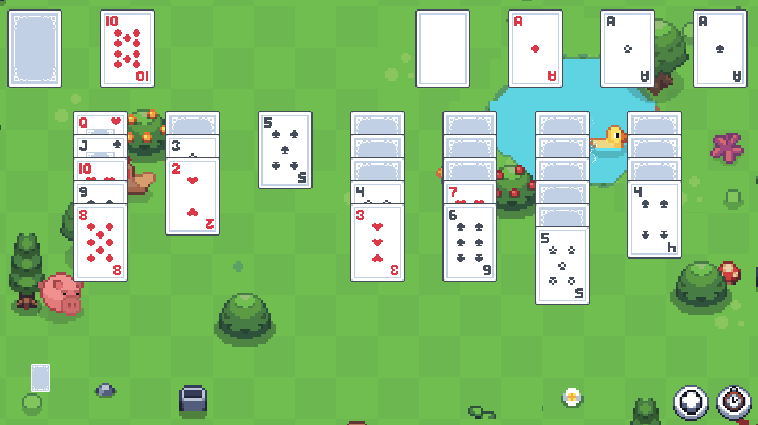 Farmyard Solitaire, a hidden mini-game inside TaskPatch